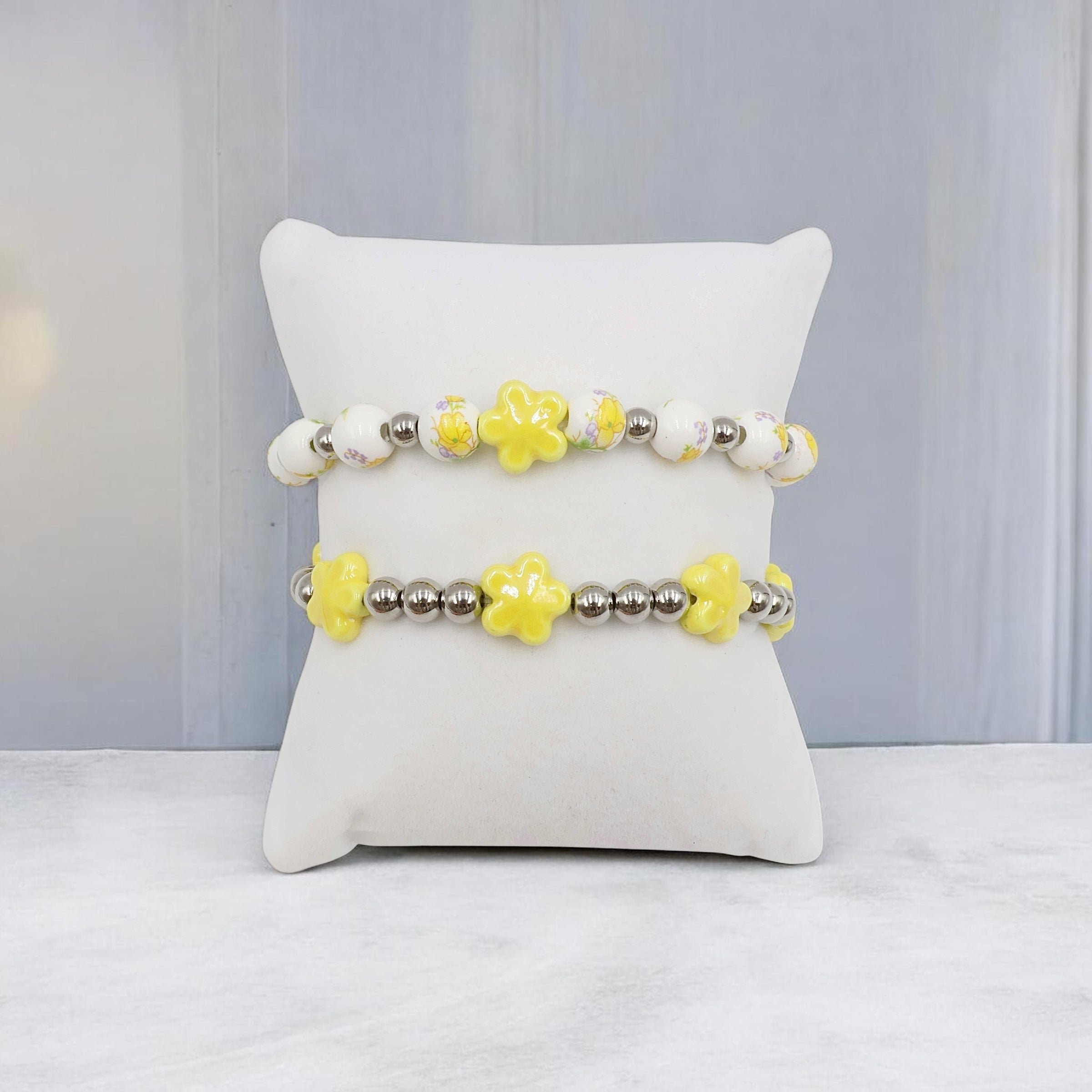Steel Garden Bracelet ~ Yellow