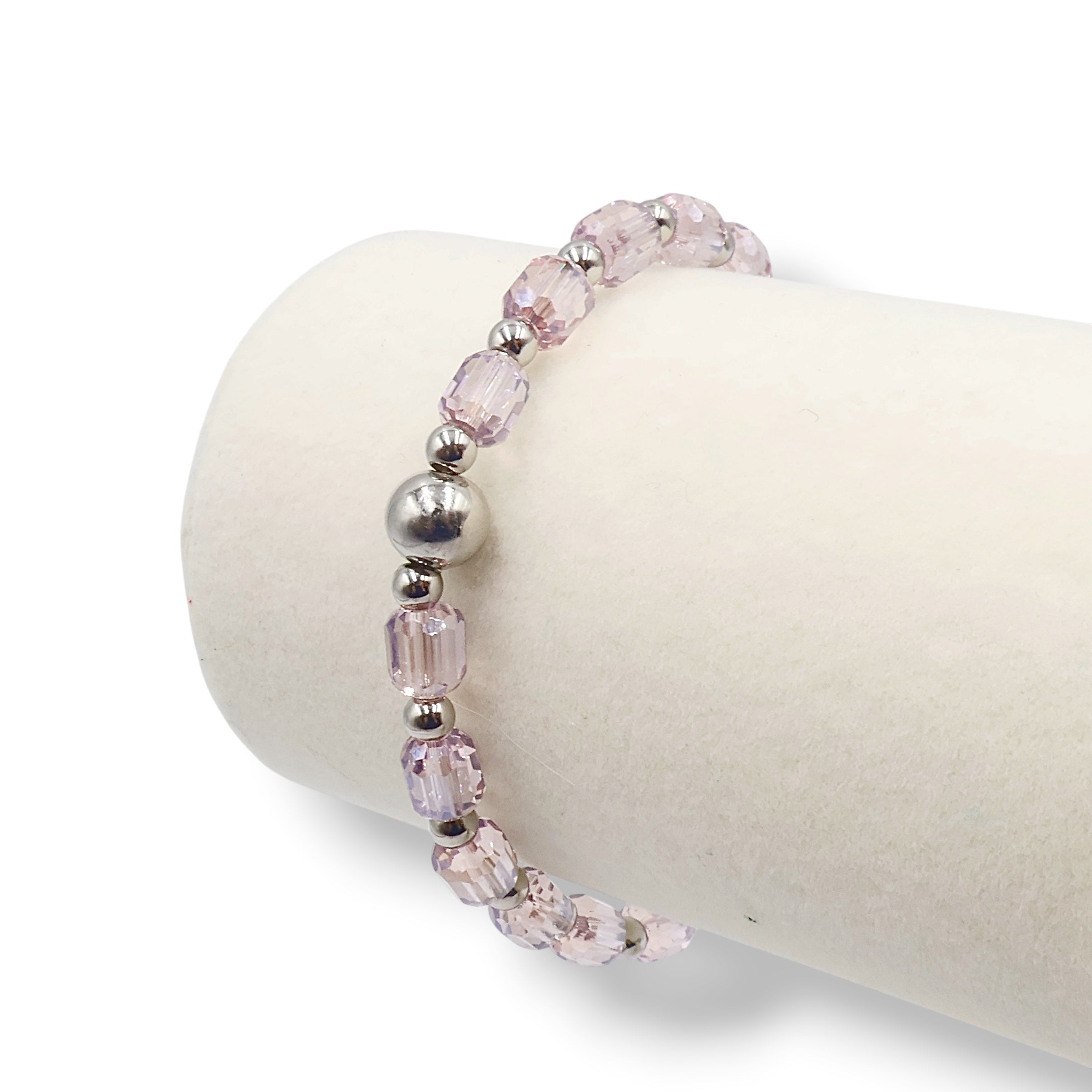 Faceted Pillar Bracelet ~ Alexandrite ~ 6mm