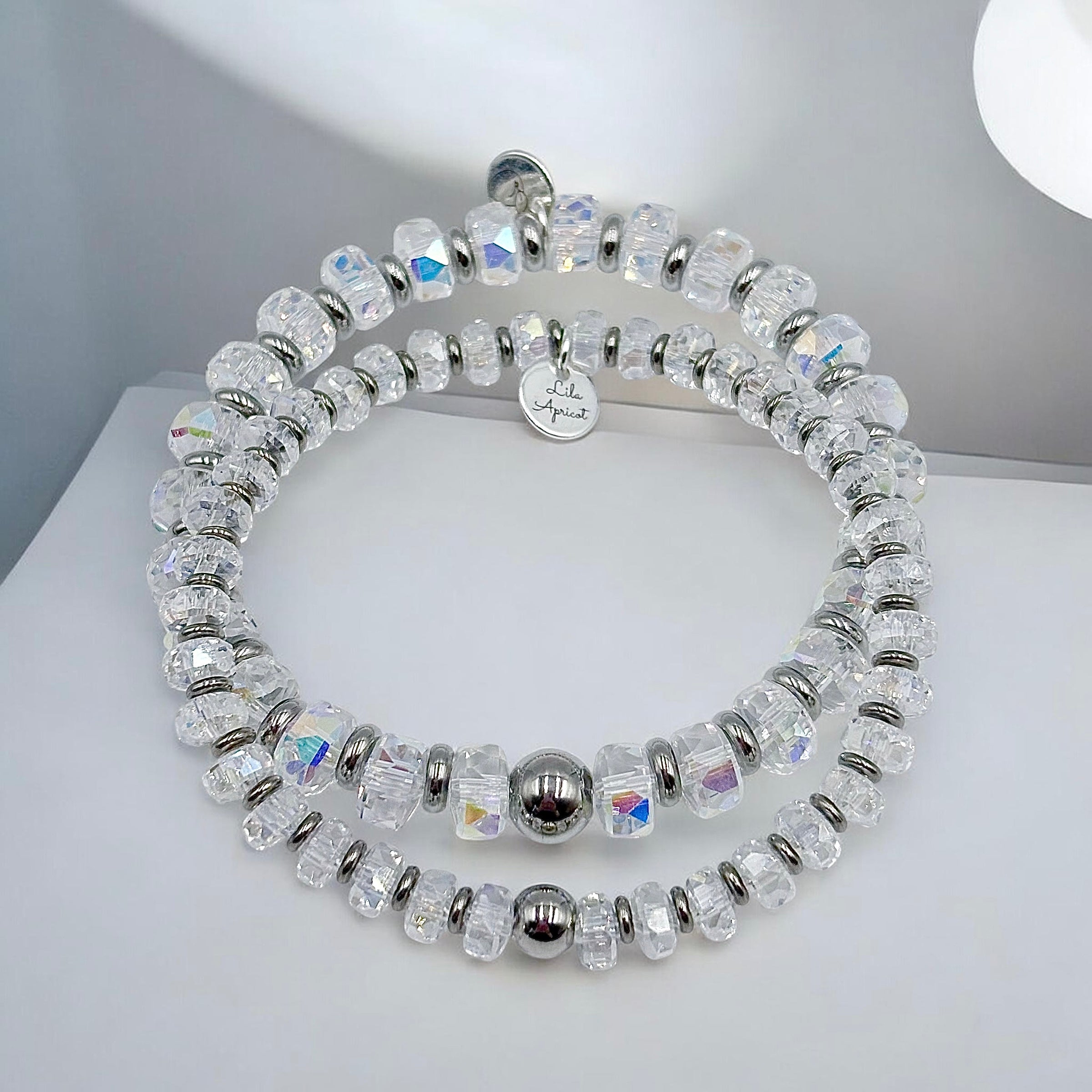 Mini Wheel Bracelet ~ Crystal