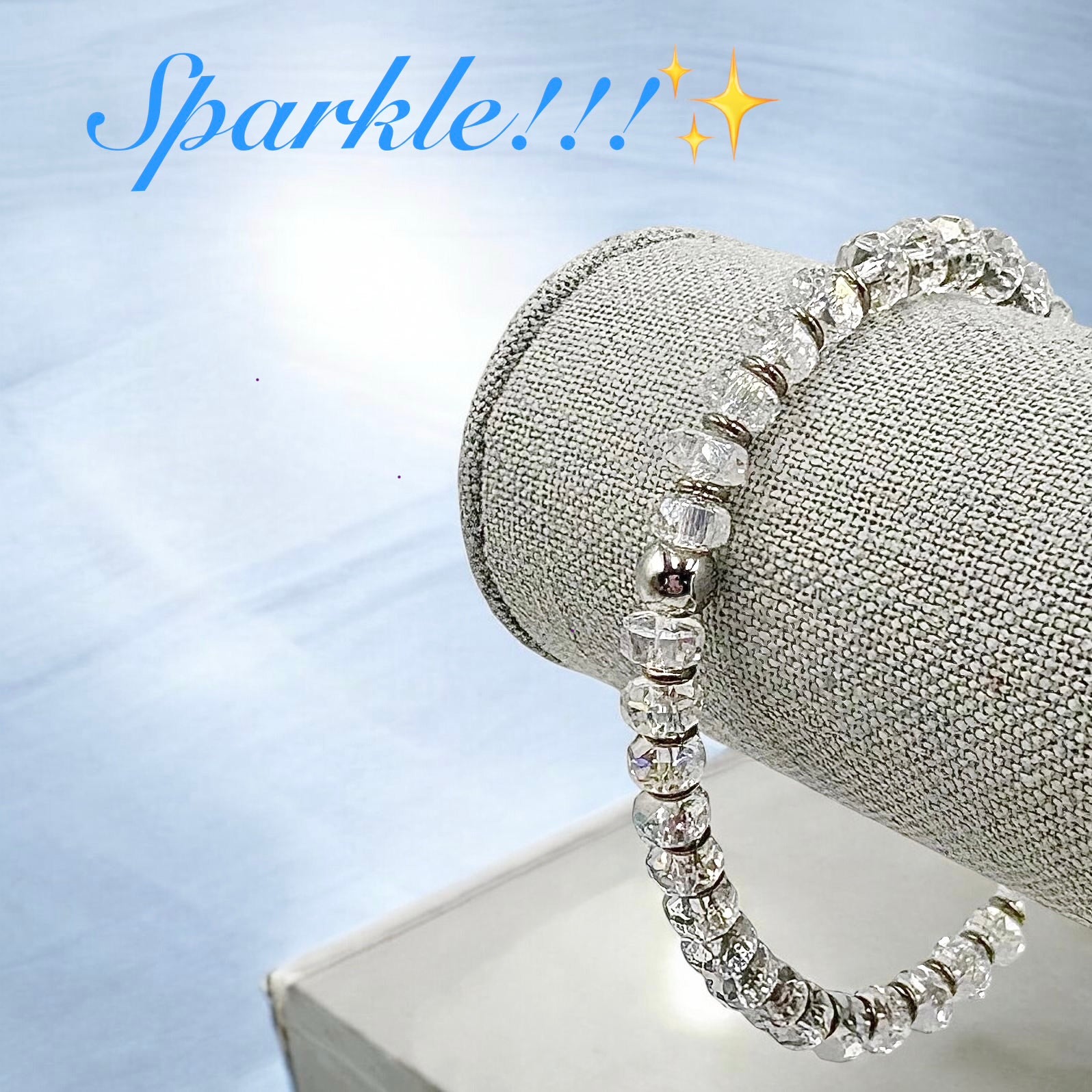 Mini Wheel Bracelet ~ Crystal