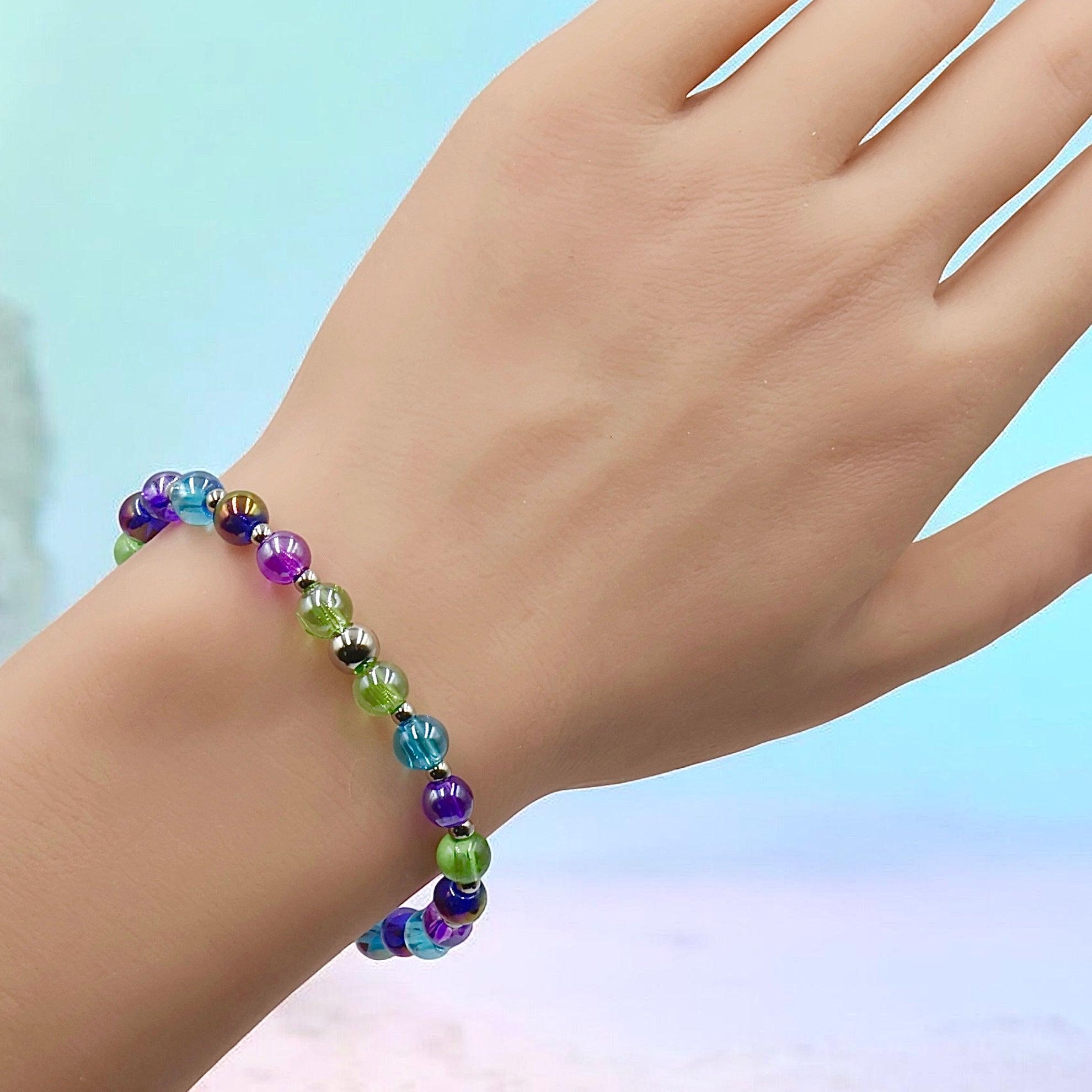 Glass Confetti Bracelet
