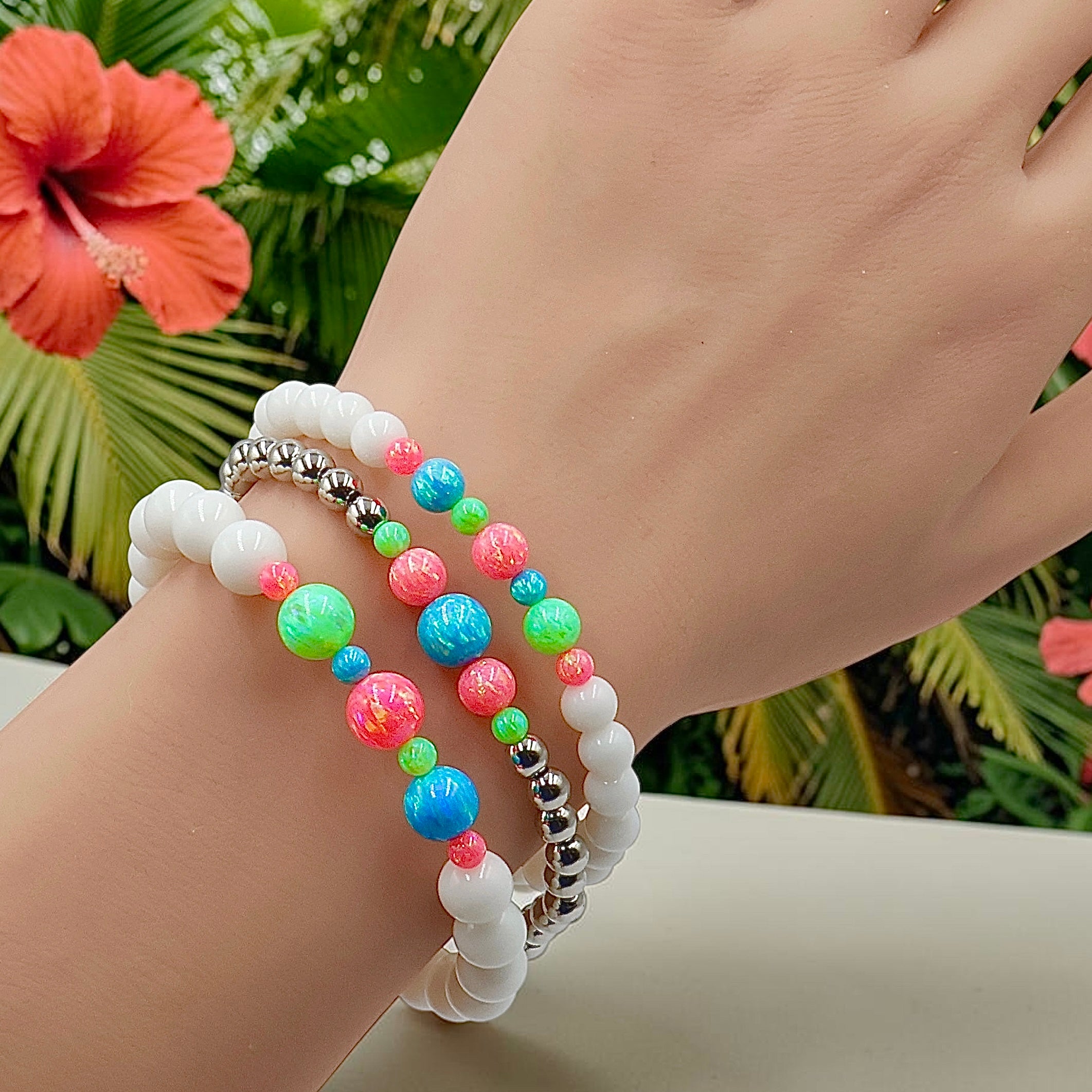 Opal Brights Tropical Vibes Cascade Bracelet