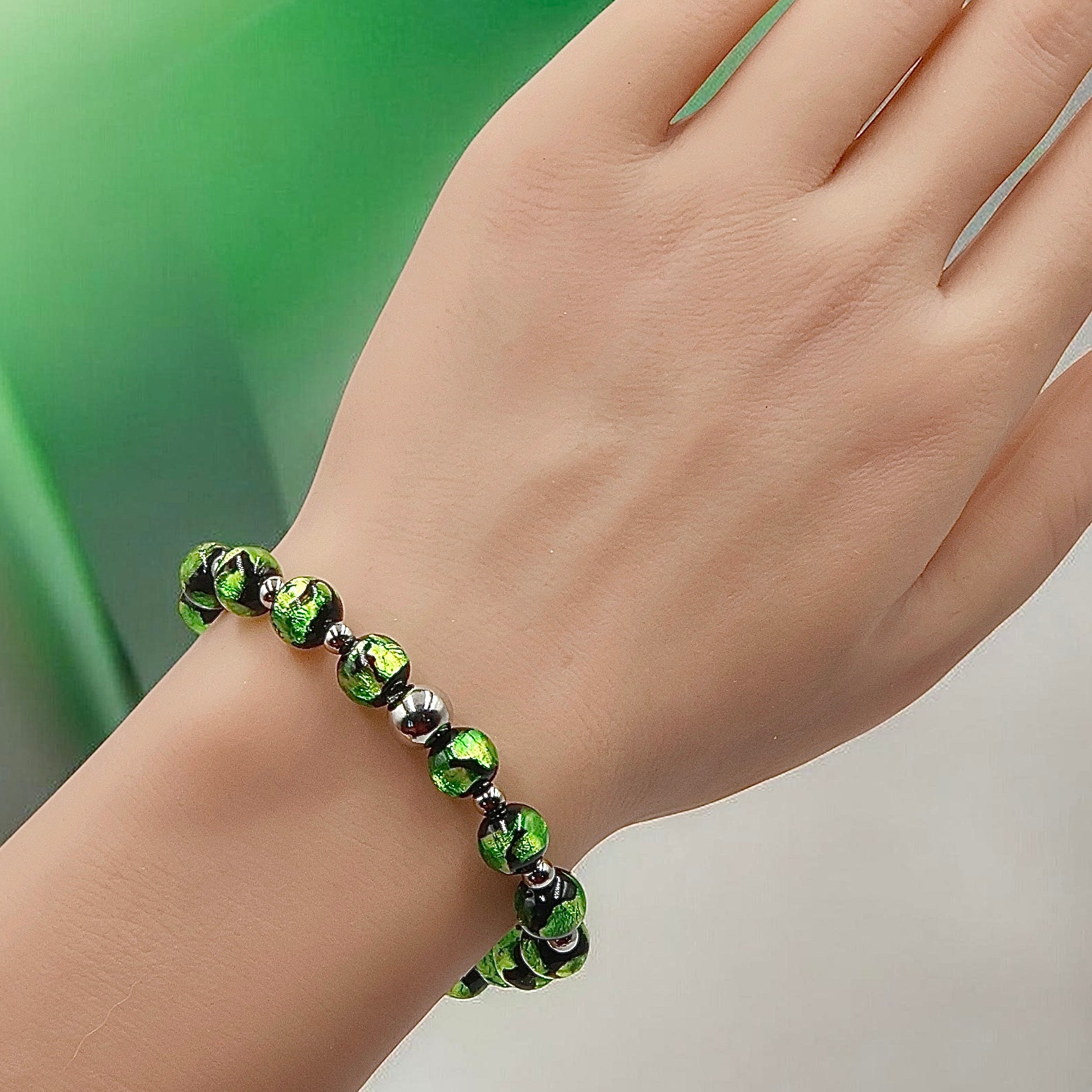 Prism Orb Bracelet ~ Pear
