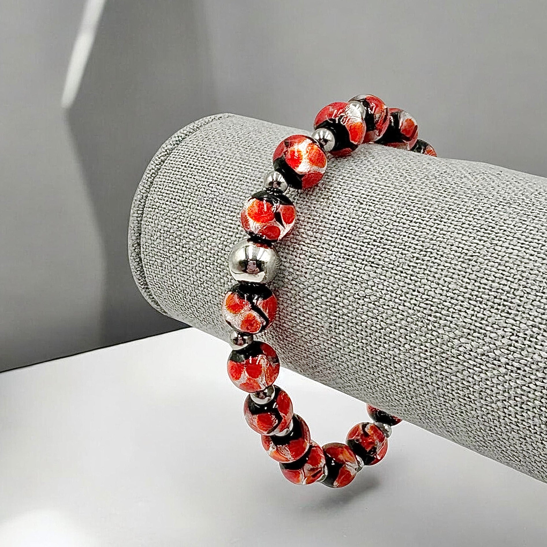 Prism Orb Bracelet ~ Paprika