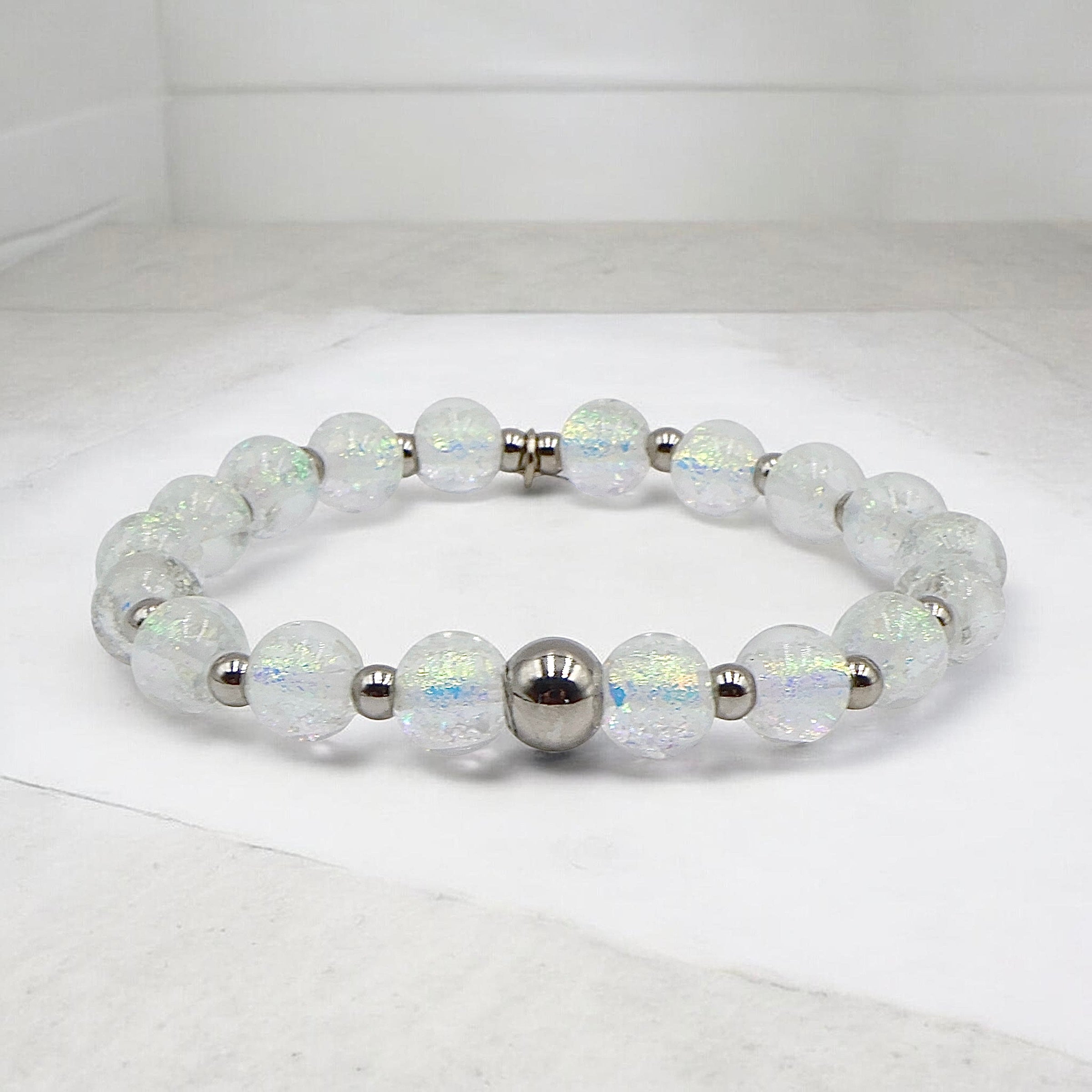 Prism Orb Bracelet ~ Flurry Rainbow