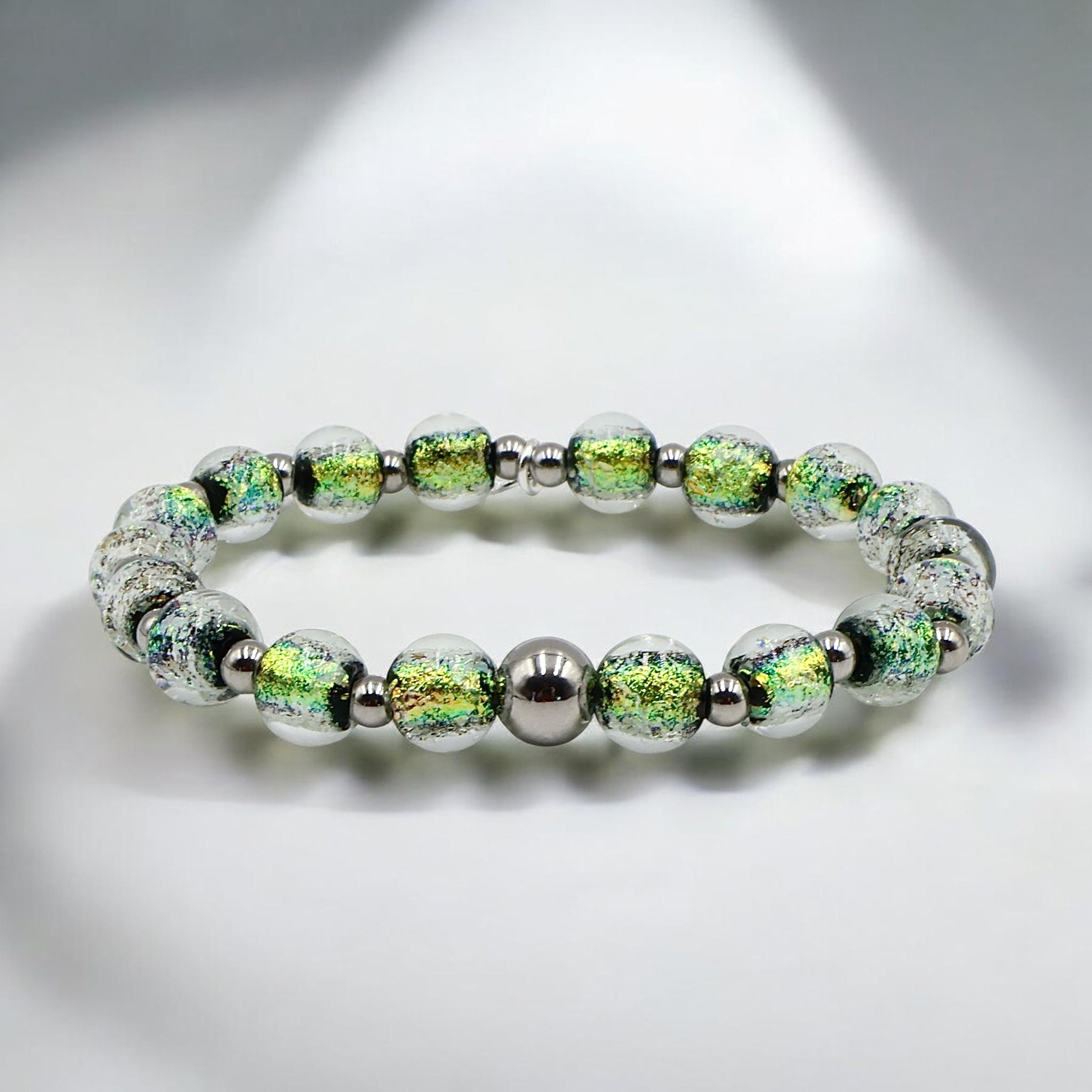 Prism Orb Bracelet ~ Electrified Lime