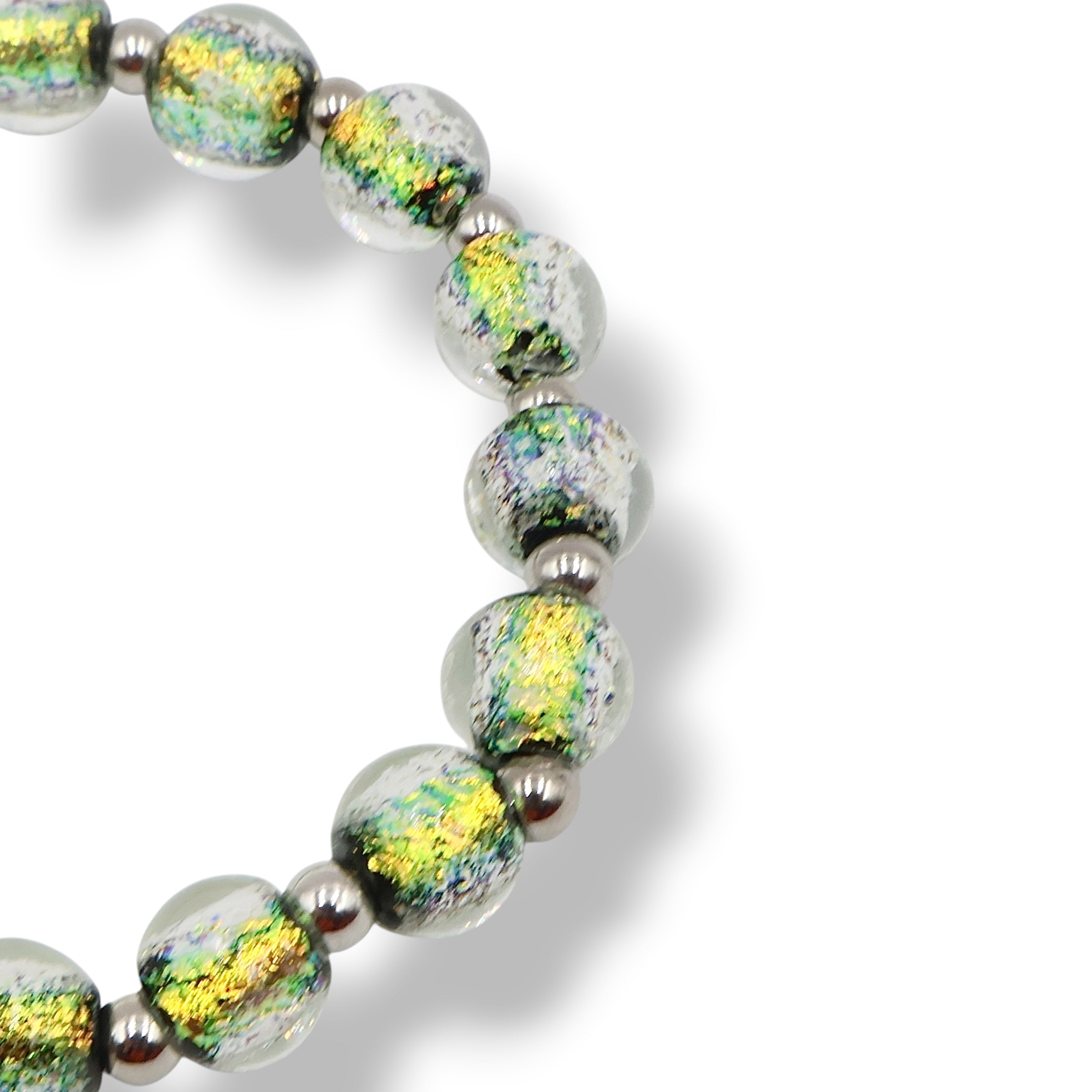 Prism Orb Bracelet ~ Electrified Lime