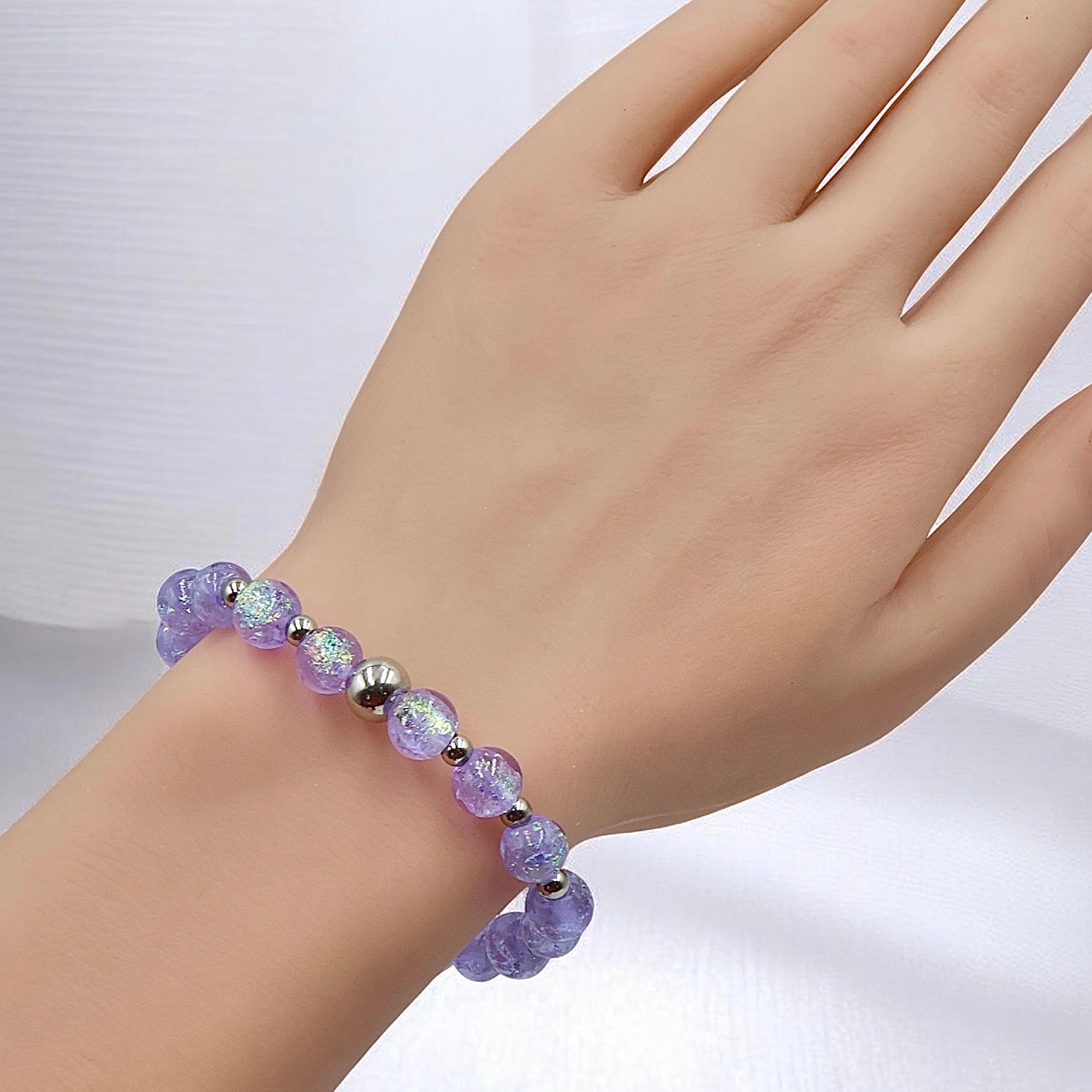 Prism Orb Bracelet ~ Purple Paradise