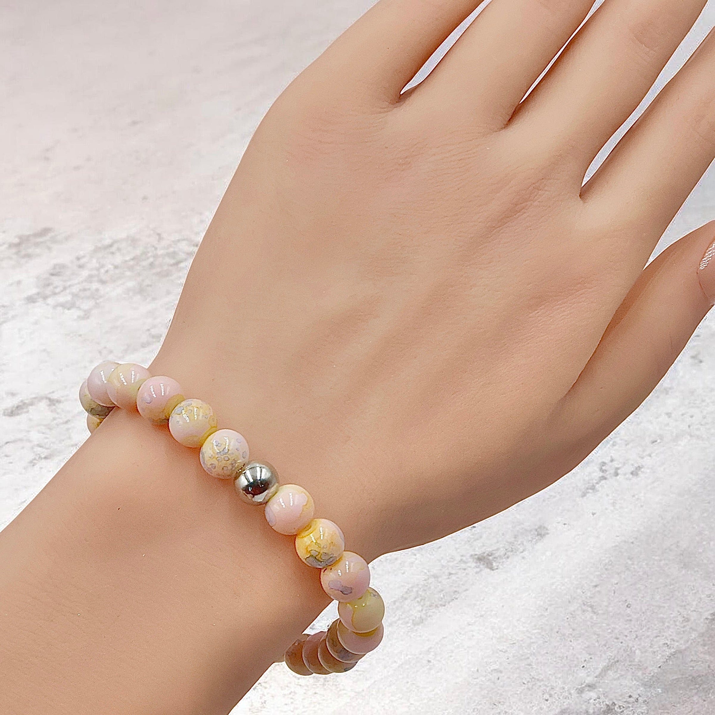 Marble Picasso: Serene Blush