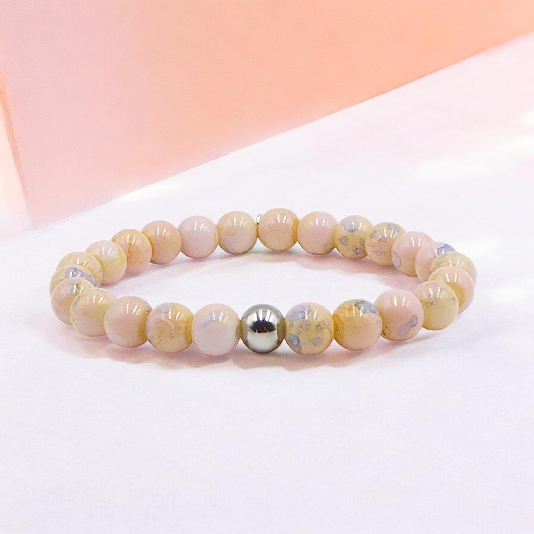Marble Picasso: Serene Blush