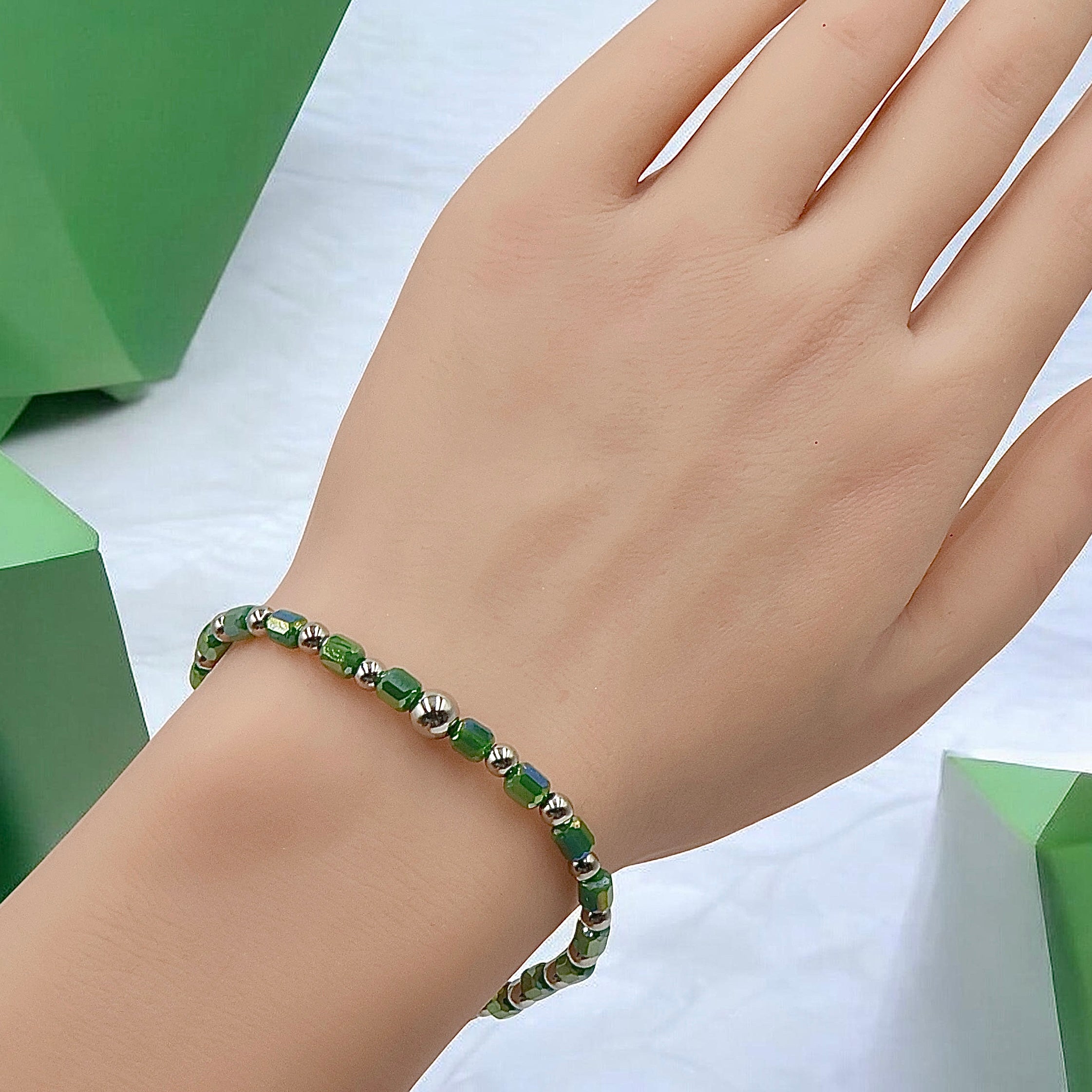 Petite Faceted Pillar | Forest