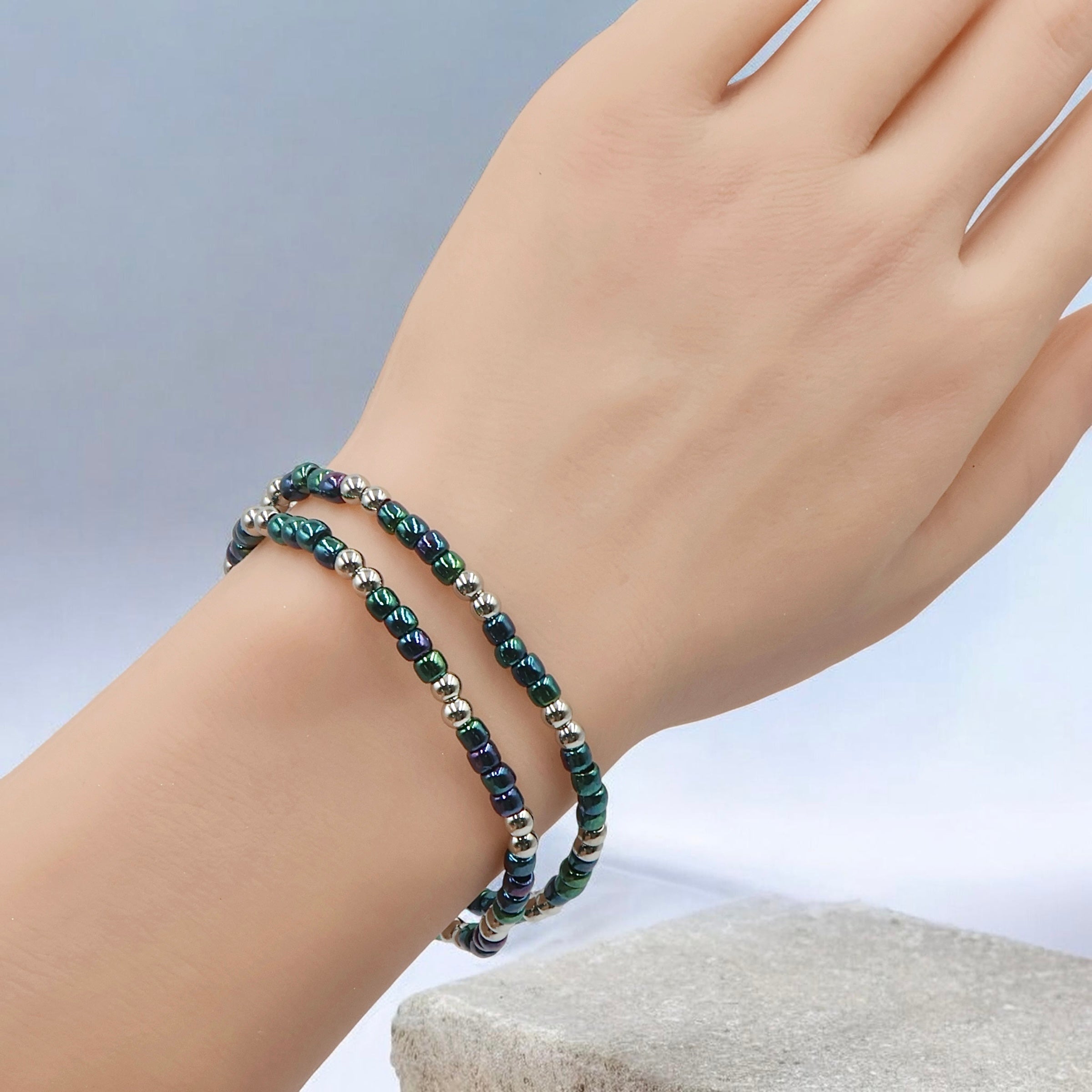 Dragonfly | Seed Bead Bracelet