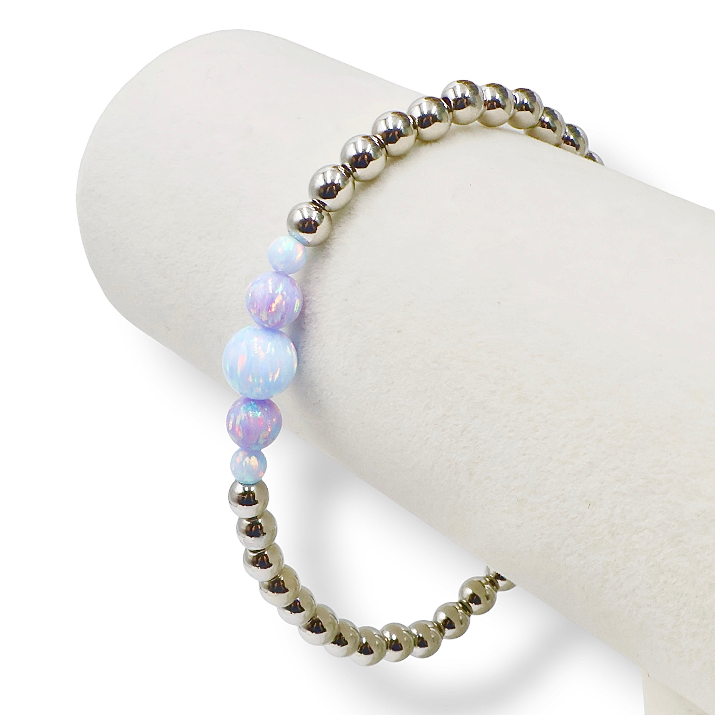 Maya Blue x Unicorn Purple | Opal Duet Cascade Bracelet