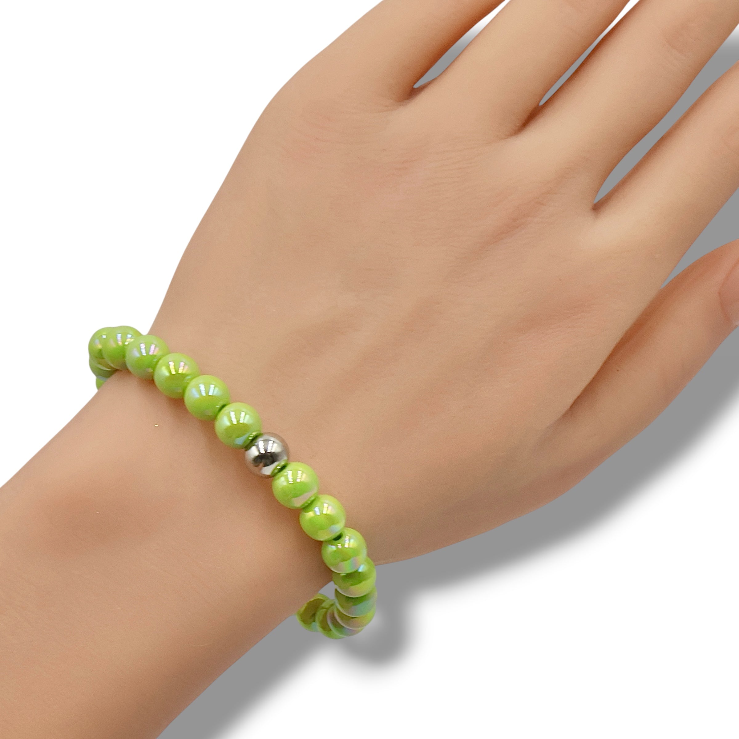 Sage Serenade | Shimmer Pop Bracelet