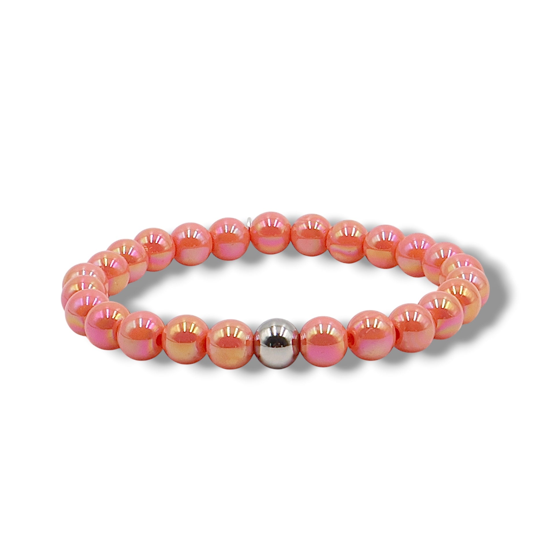 Blush Peach | Shimmer Pop Bracelet
