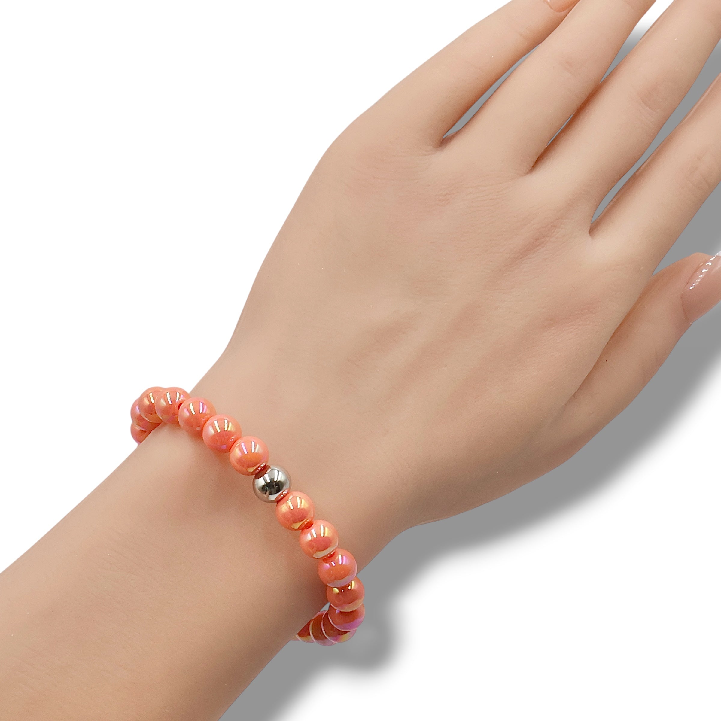 Blush Peach | Shimmer Pop Bracelet