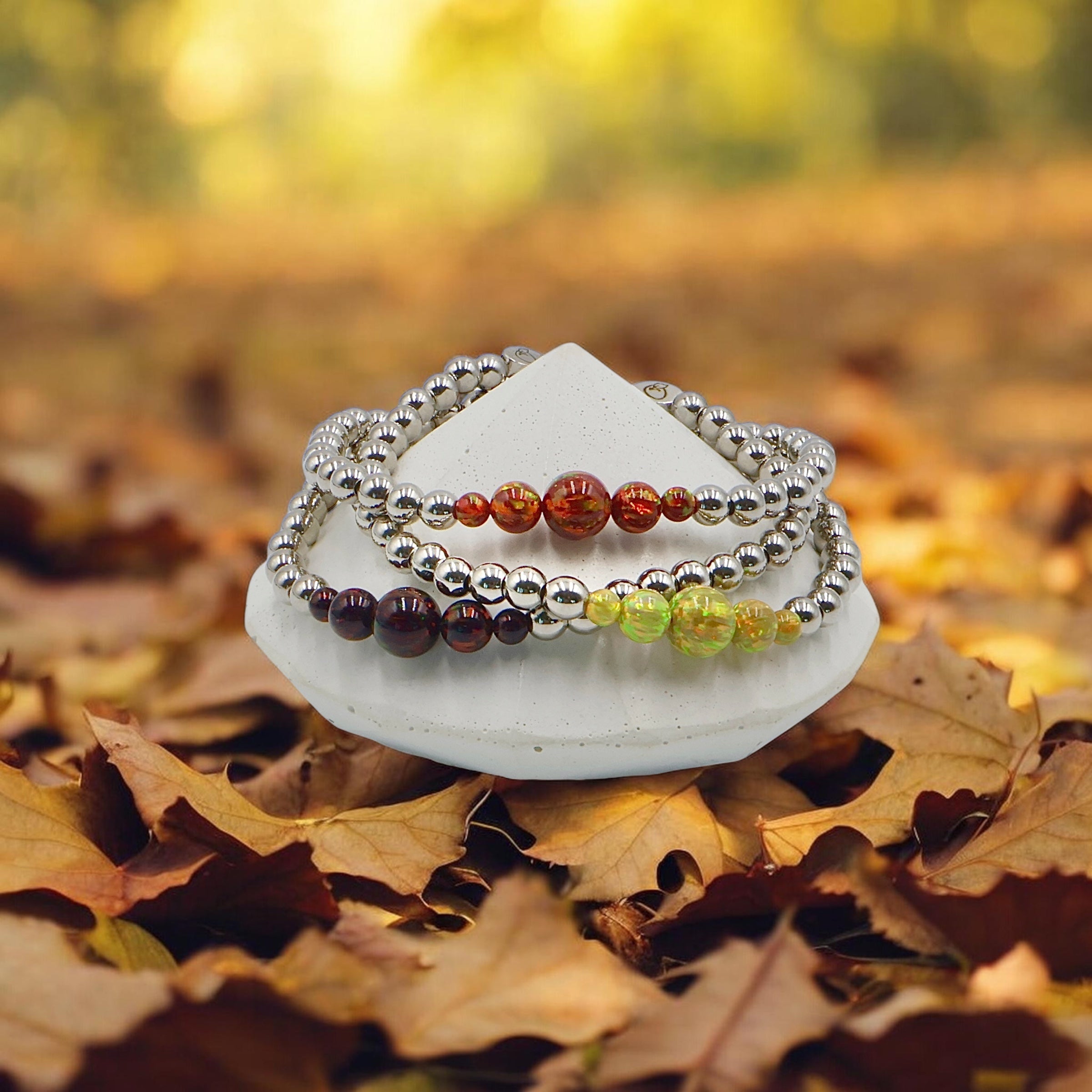 Black Cherry | Opal Cascade Bracelet