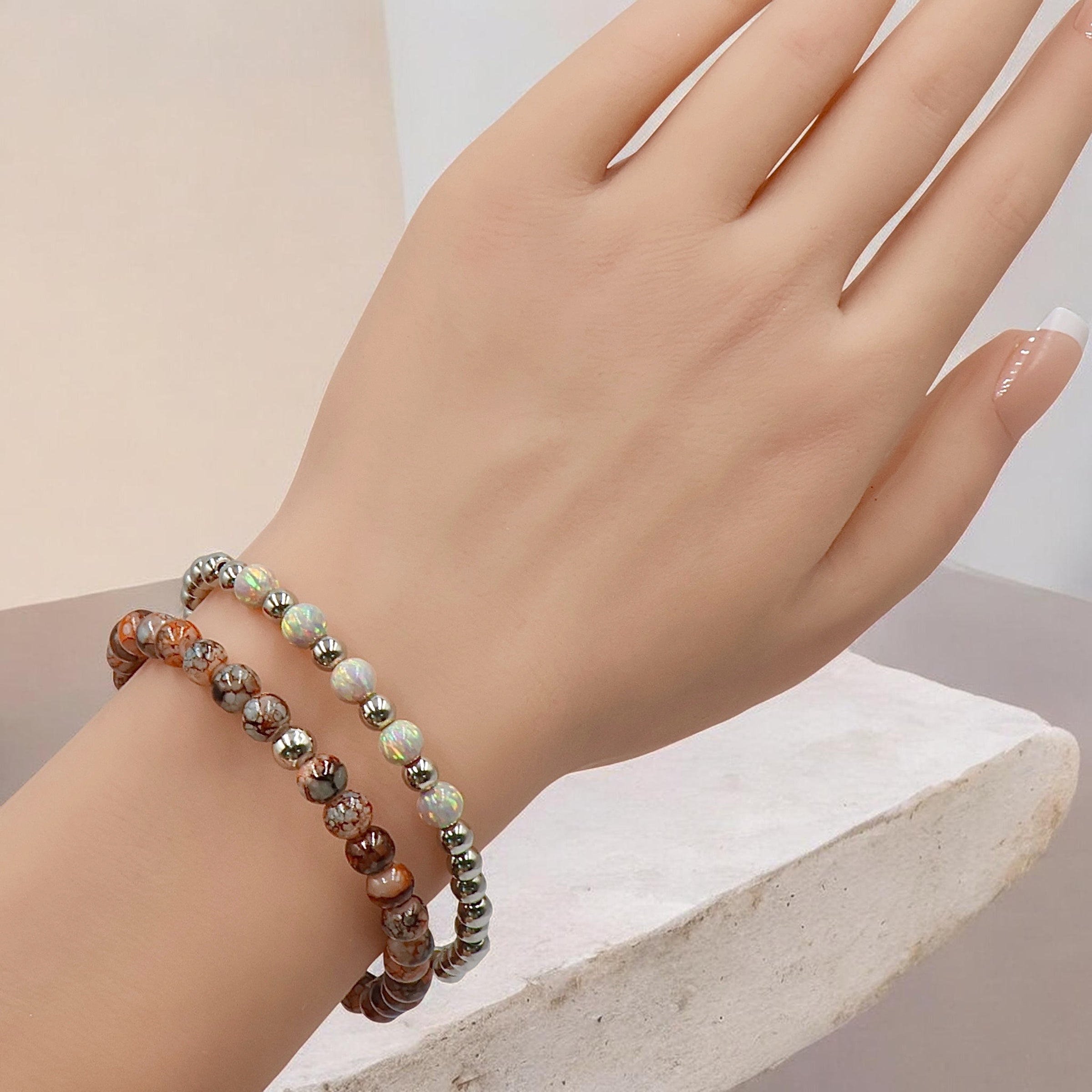 Desert Sand | 5-Opals Bracelet