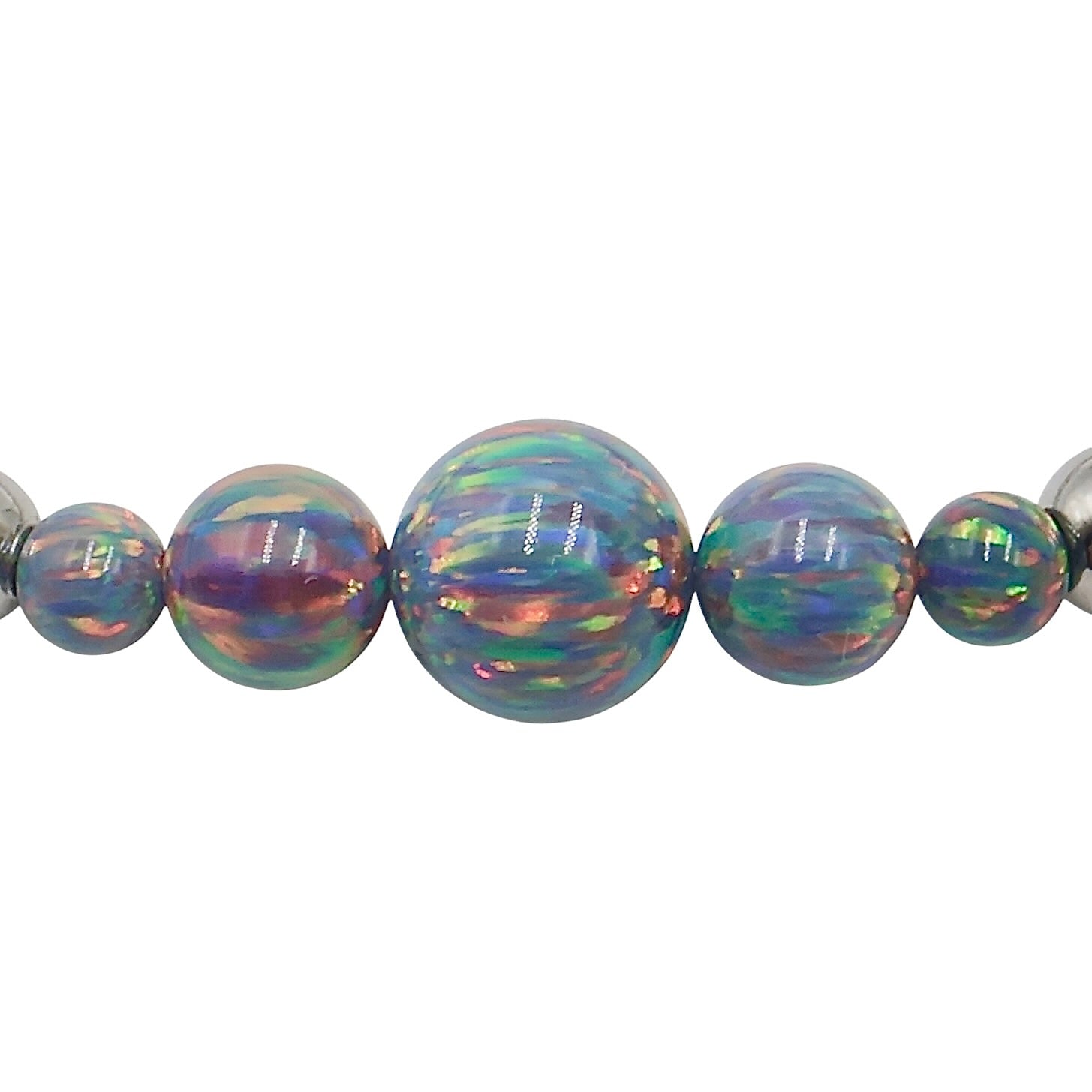 Blue Graphite | Opal Cascade Bracelet