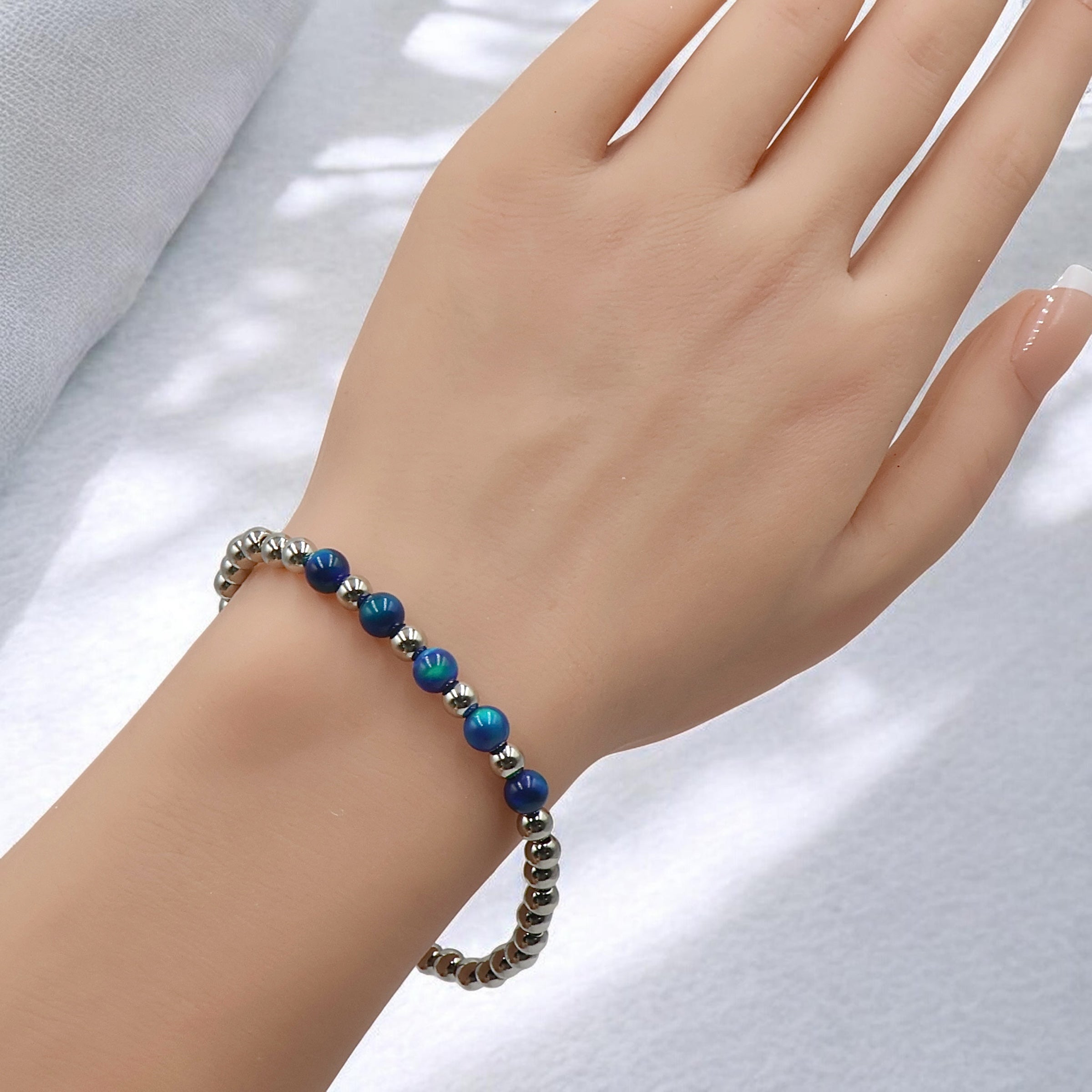 Deep Sea Mist | 5-Opals Bracelet