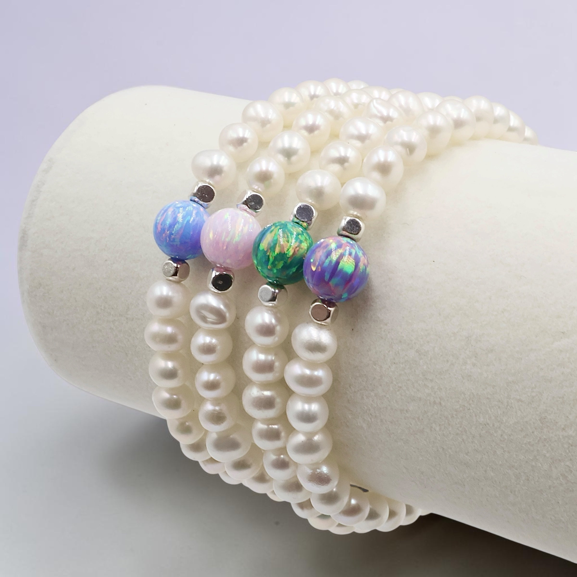 Jade | Pearl & Opal Bracelet