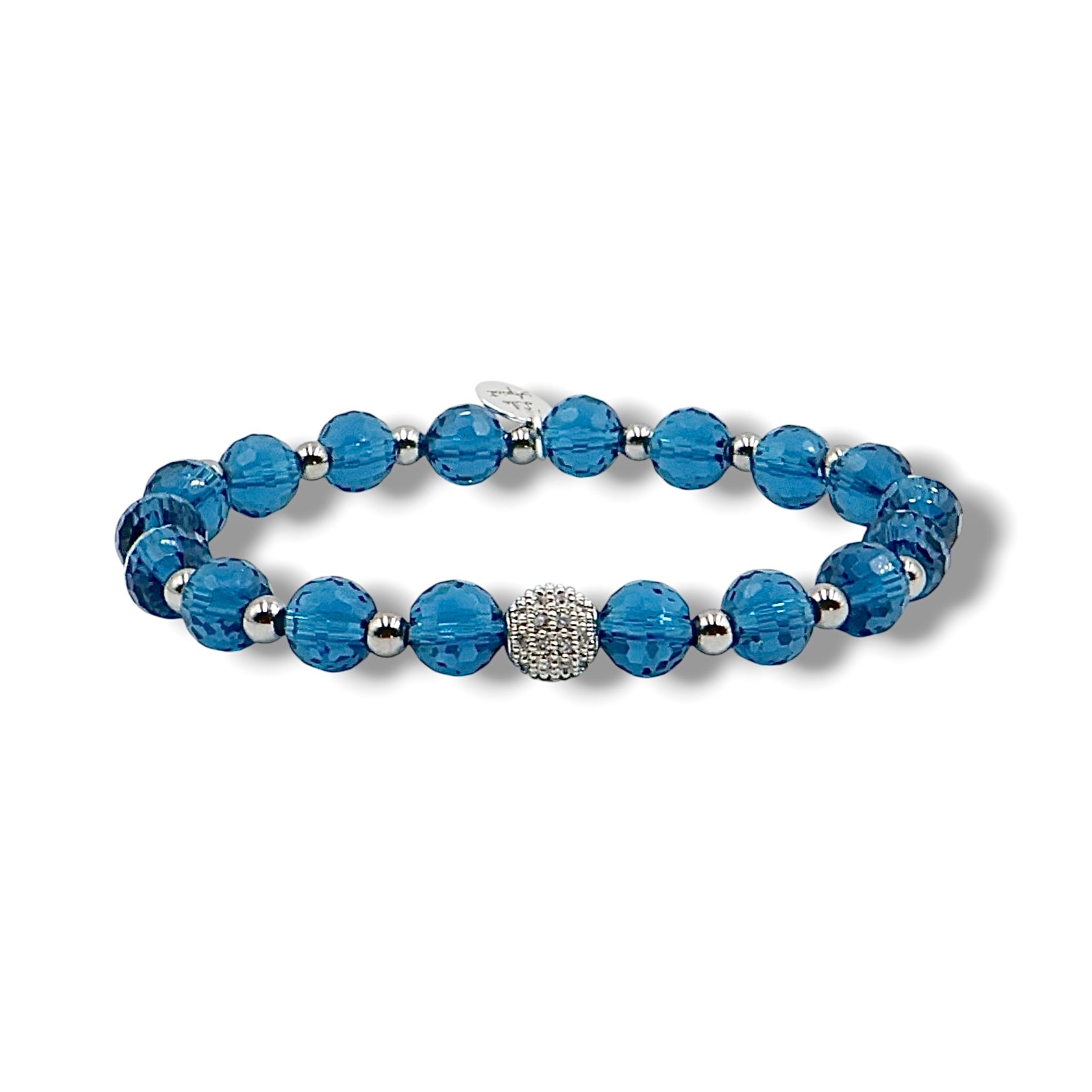 Majestic Azure | Crystal Glass Bracelet