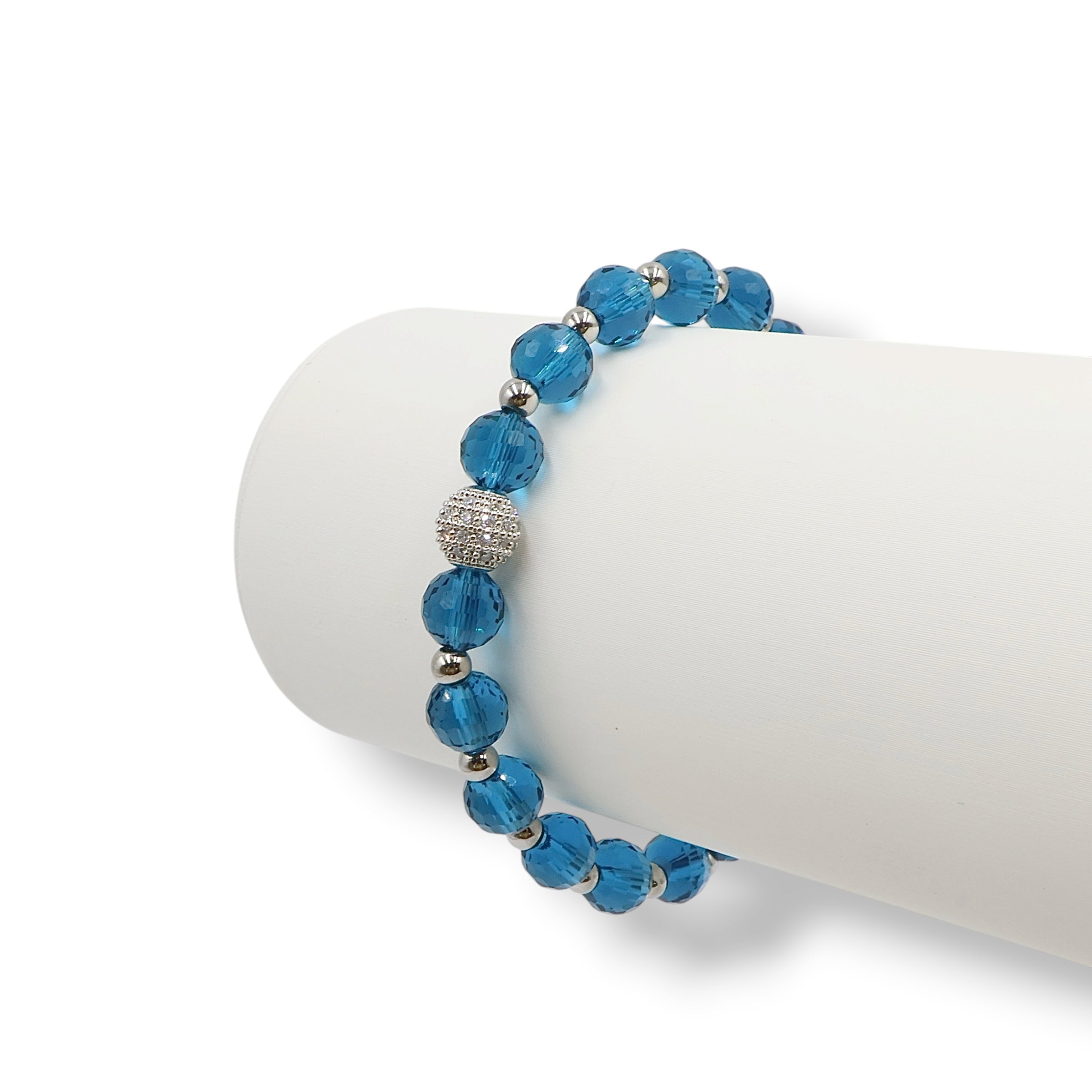Majestic Azure | Crystal Glass Bracelet