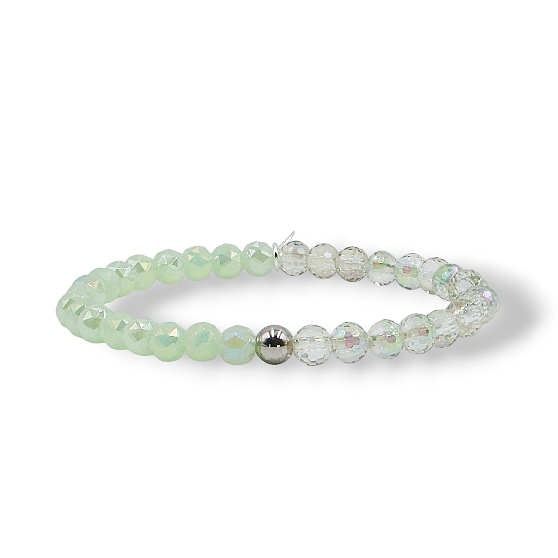 Matcha Latte | Split Design Crystal Bracelet