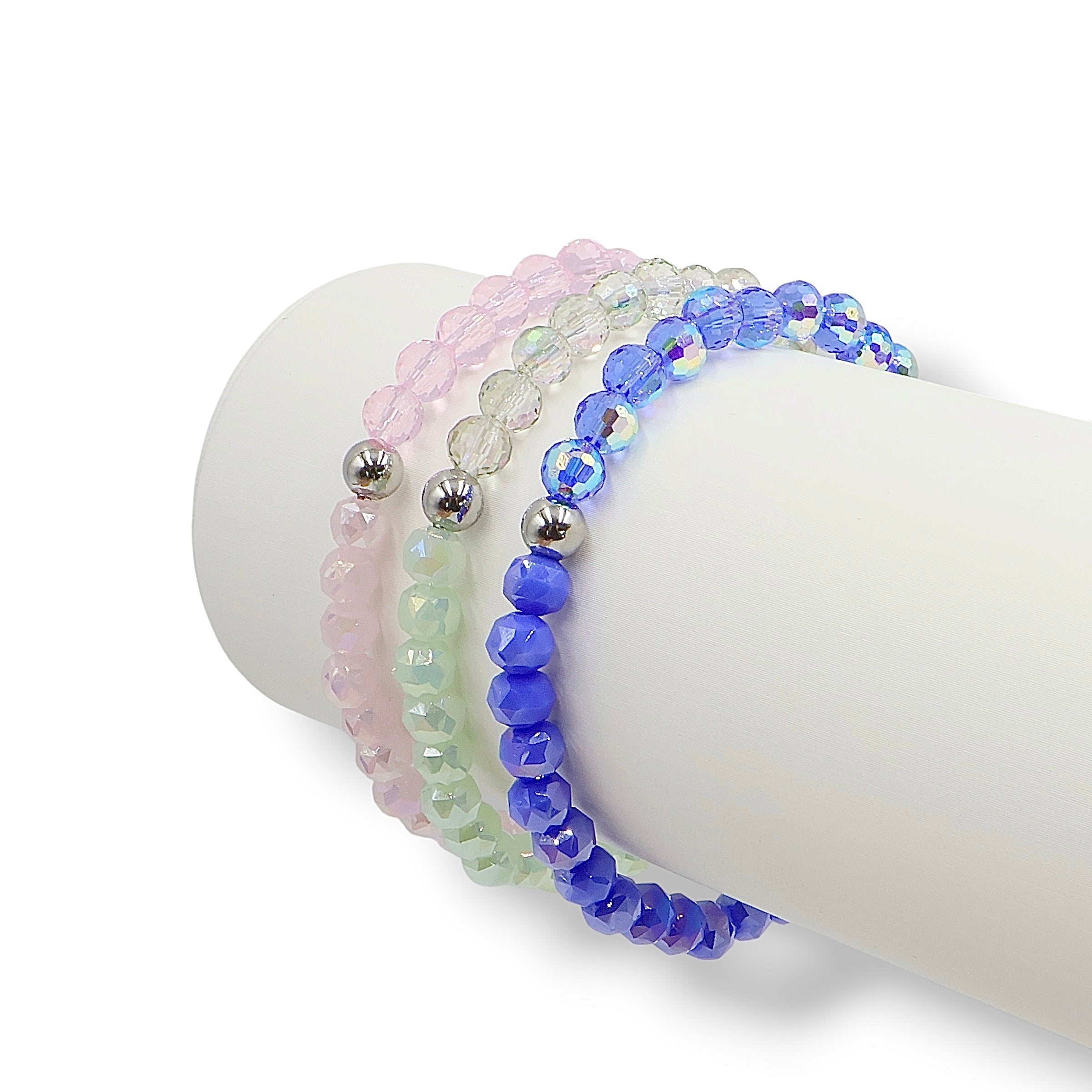 Matcha Latte | Split Design Crystal Bracelet