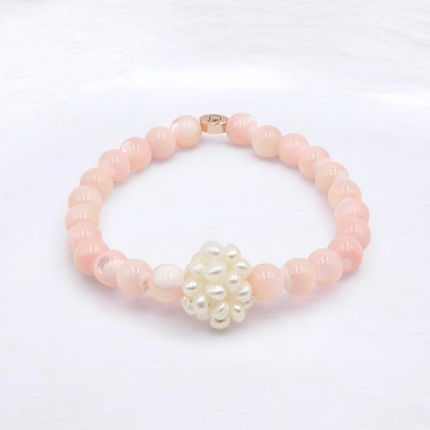Pure White | Pearl Orb Bracelet