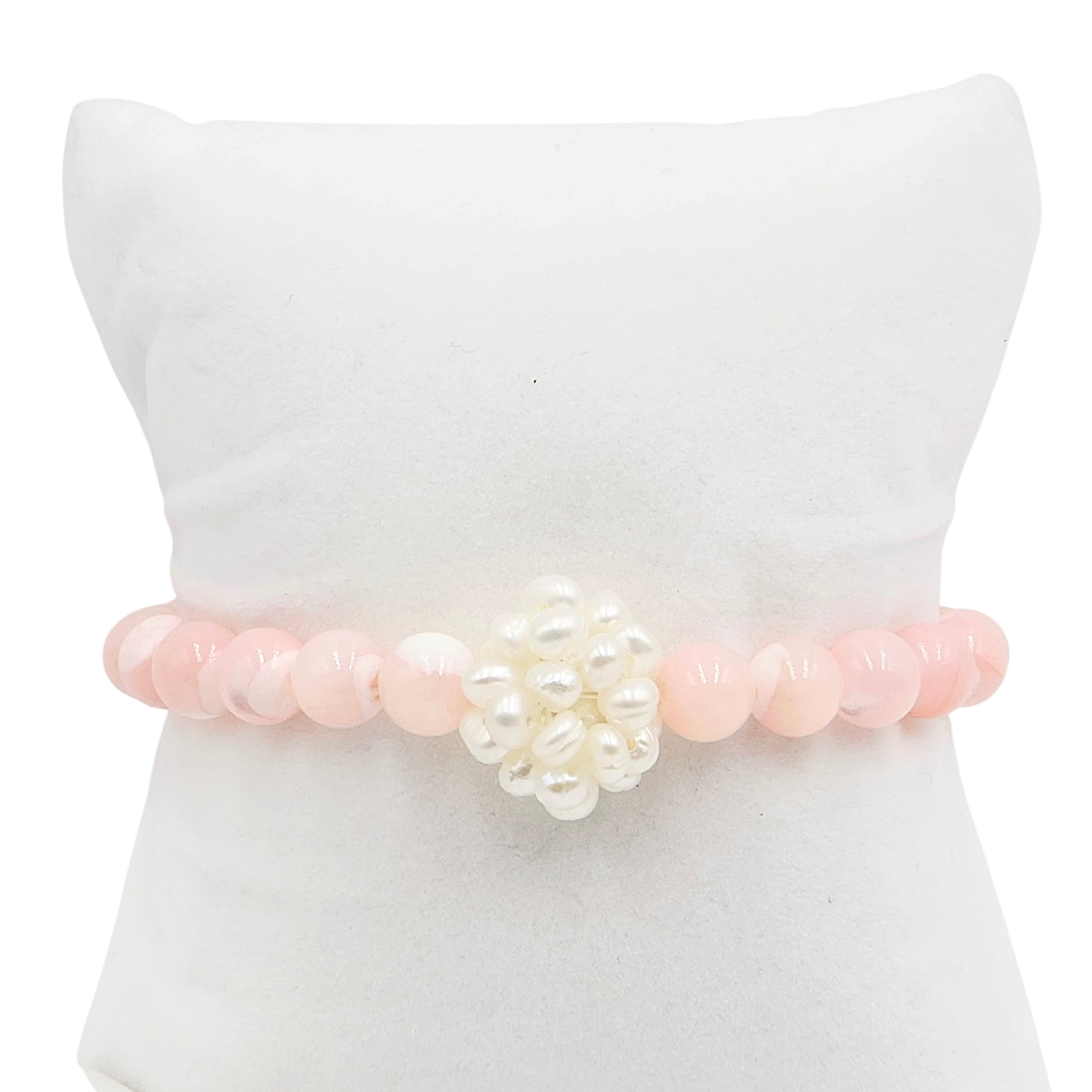 Pure White | Pearl Orb Bracelet
