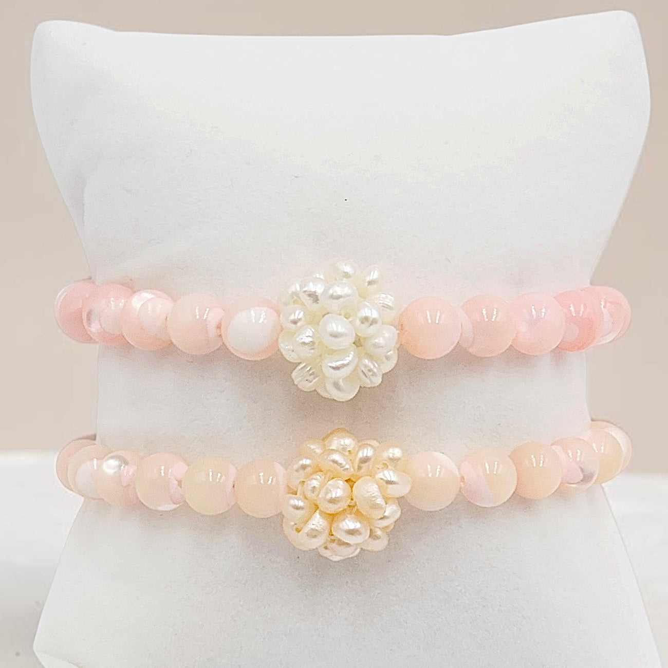 Pure White | Pearl Orb Bracelet