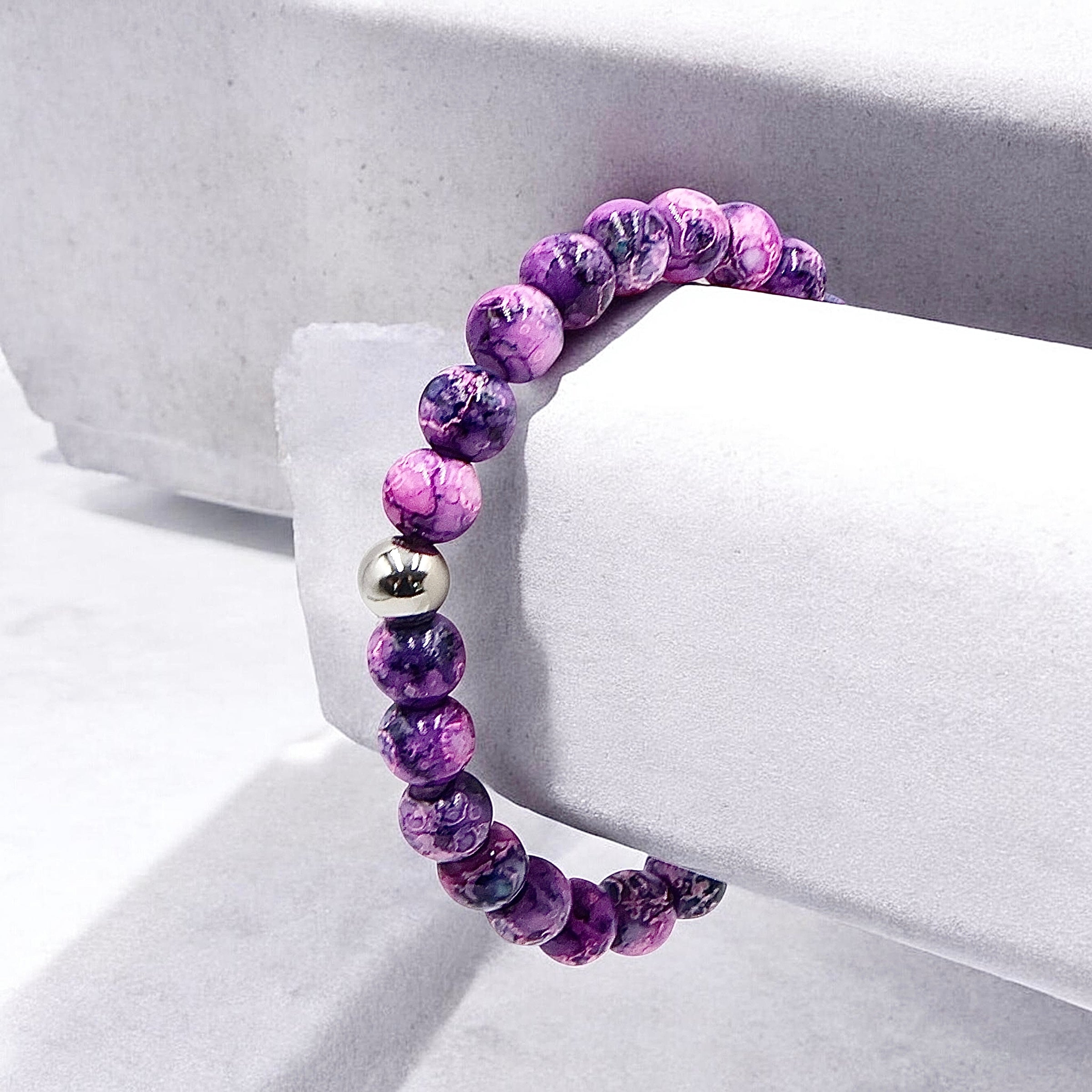 Cosmic Velvet | Marble Picasso Bracelet