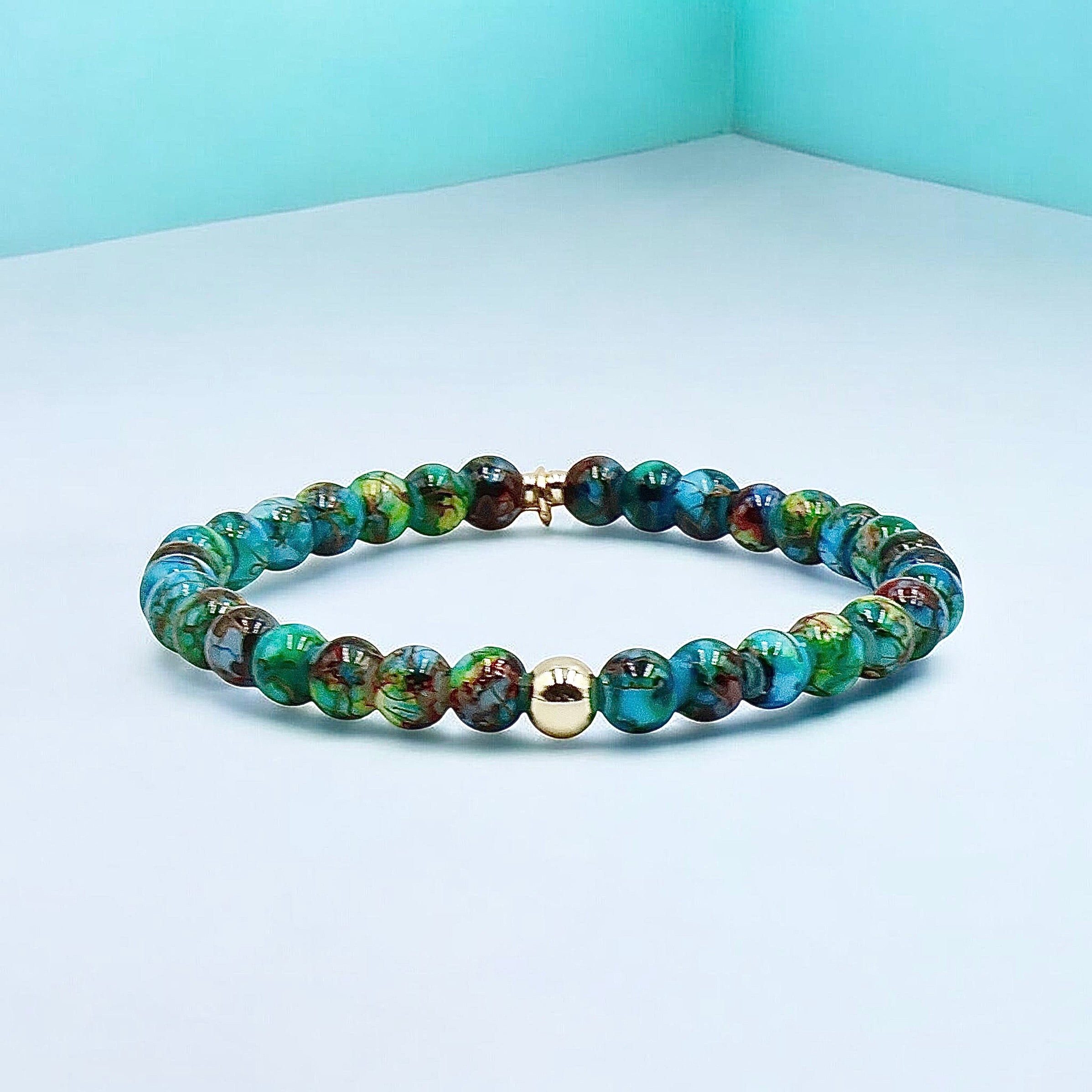 Riviera Palette | Mini Marble Picasso Bracelet