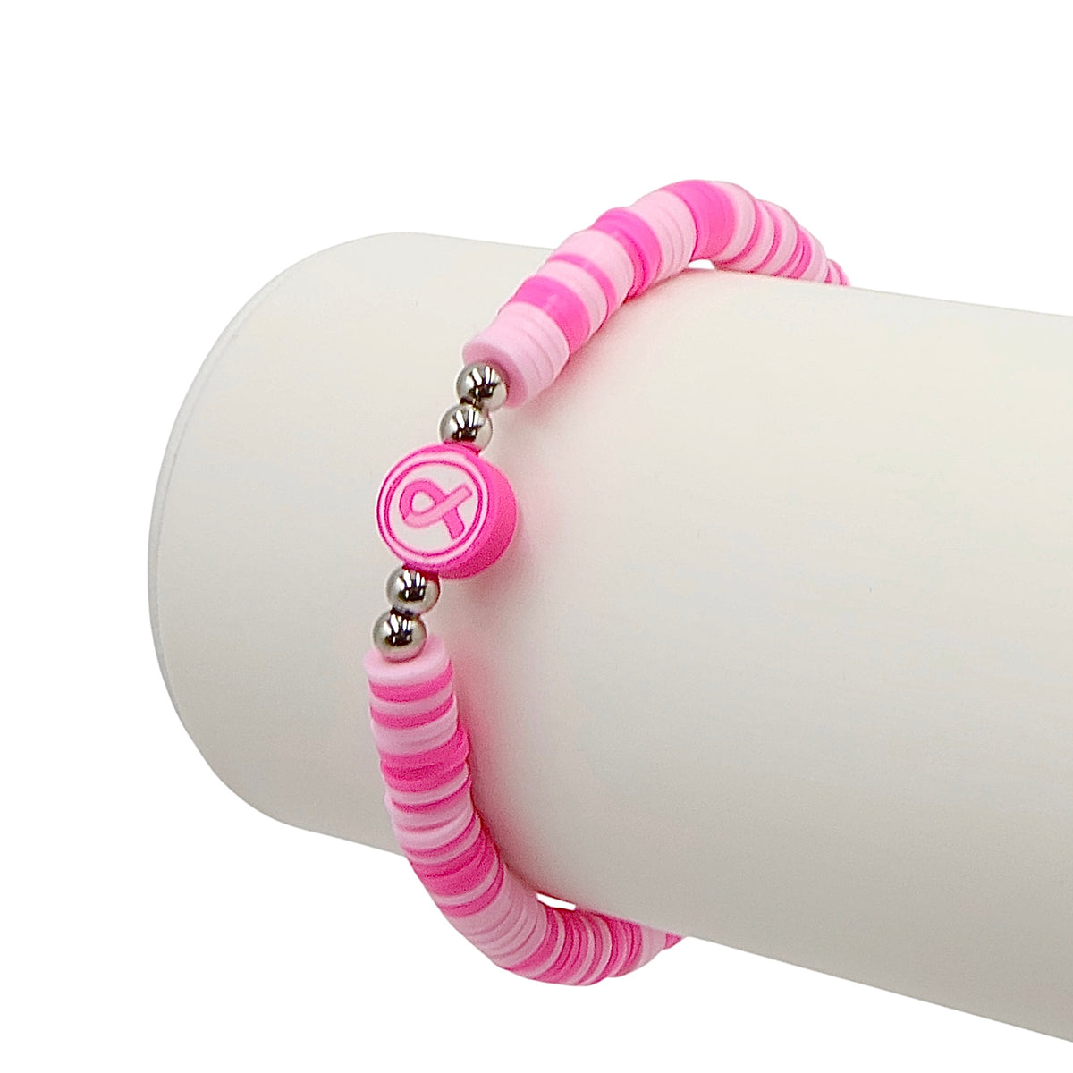 Pink Ribbon Breast Cancer Awareness Bracelet
