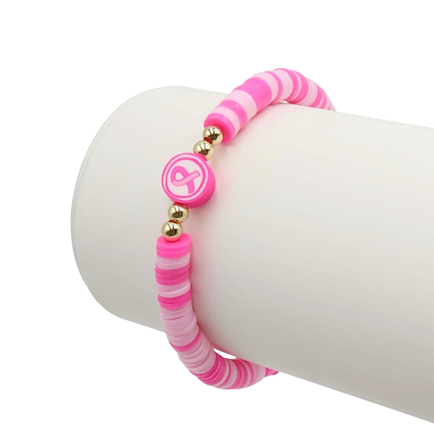 Pink Ribbon Breast Cancer Awareness Bracelet