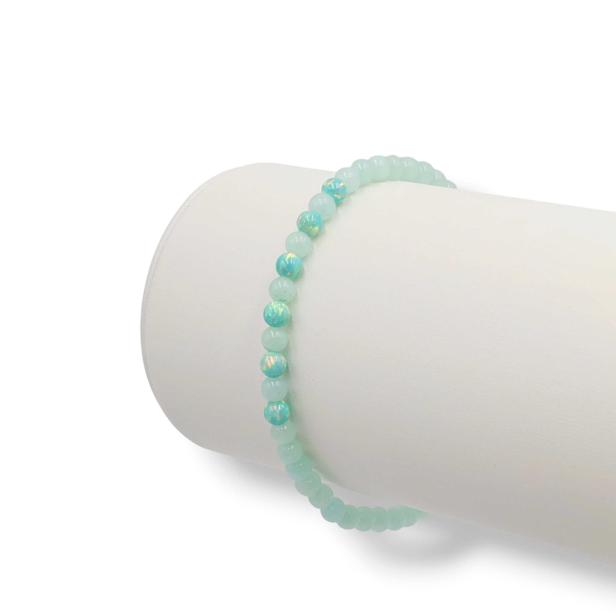 Oceanic Jade | Micro Gem Opal Bracelet