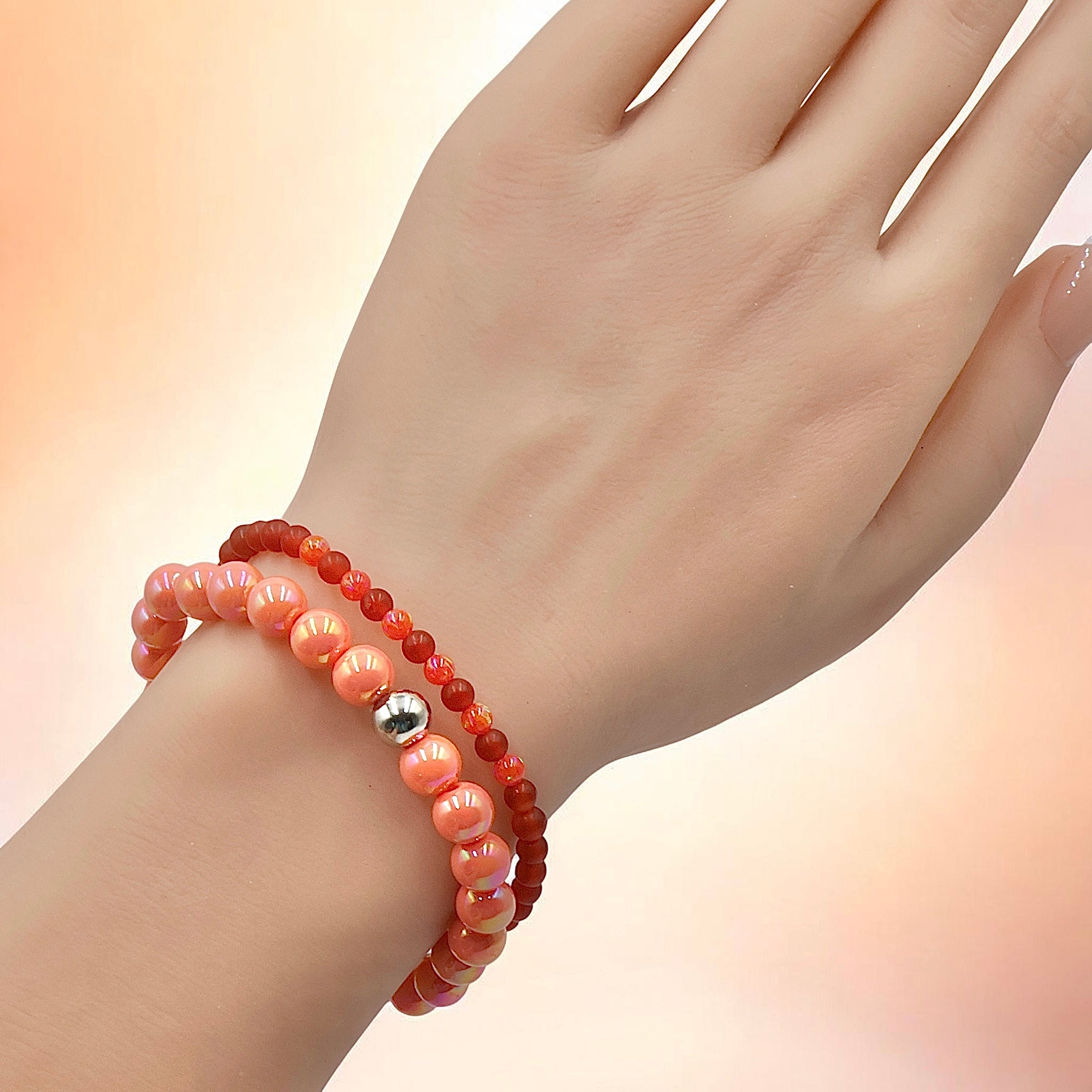 Carnelian | Micro Gem Opal Bracelet
